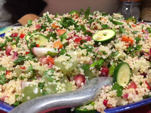 Zingy Couscous Salad with Pomegranate